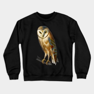 Vintage chouette effraie bird-owl Crewneck Sweatshirt